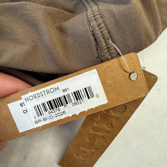 Skims Fits Everybody Bandeau Bralette Plus Size 2X Brown Strapless Seamless NWT - Picture 5 of 6